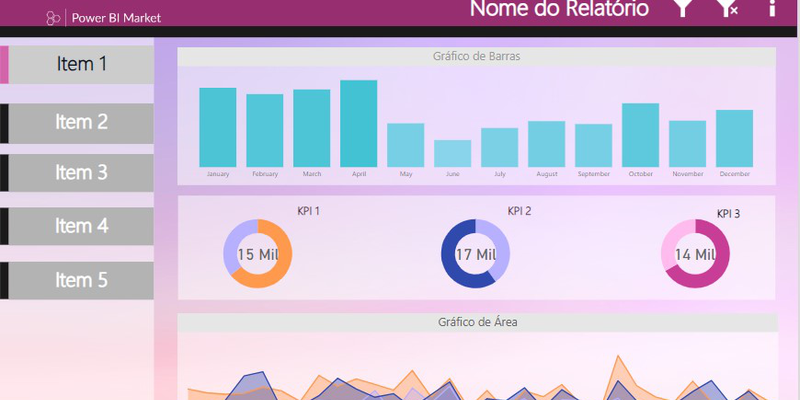Template Roxo