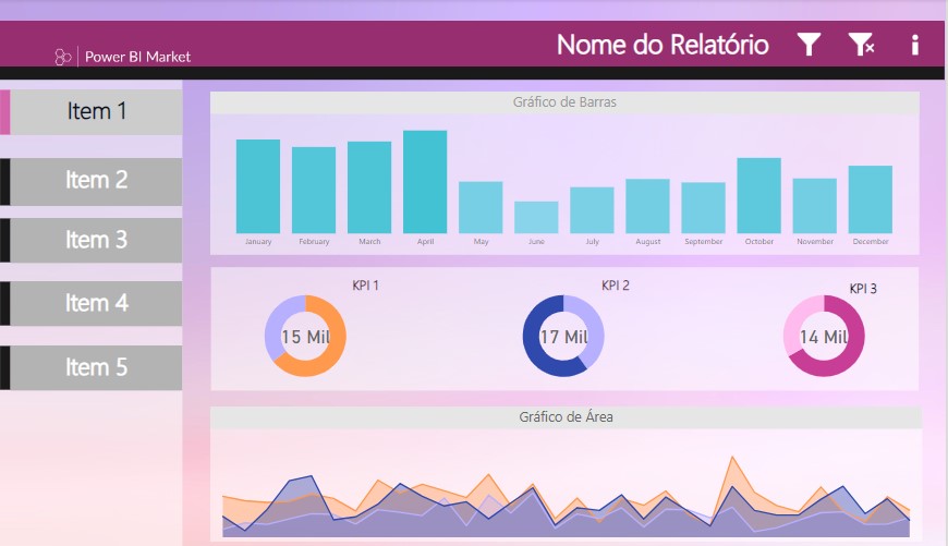 Template Roxo